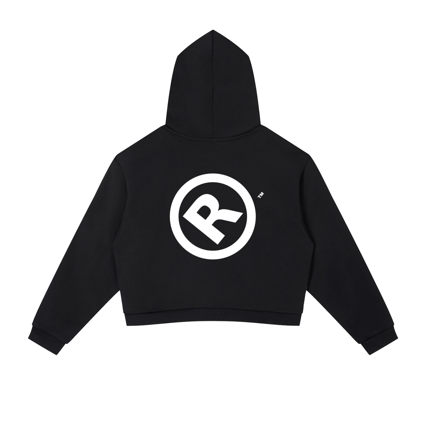 Raw+Sushi Contrast Side Stripe Cropped Hoodie