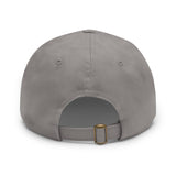 Raw+Sushi "RAW" Dad Hat with Leather Patch grey