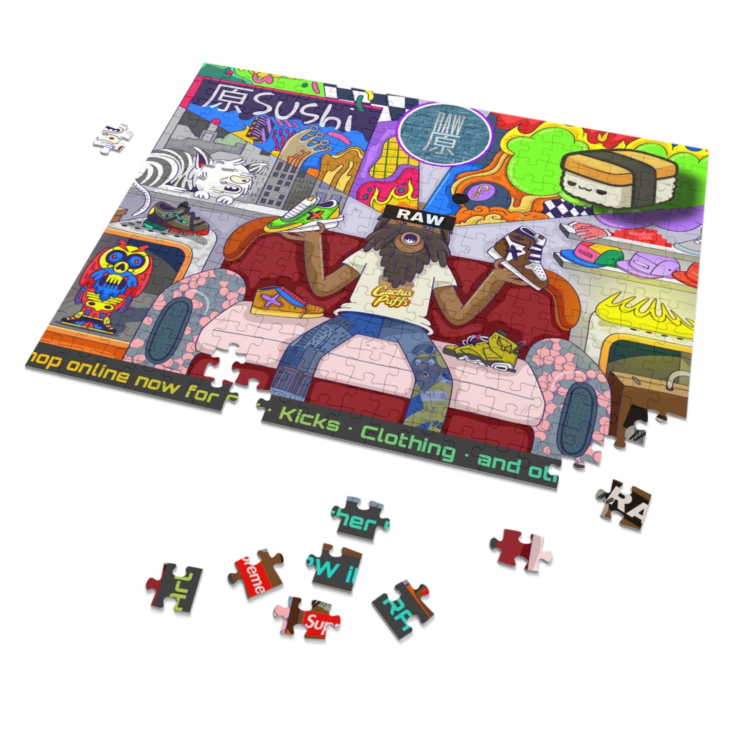 Raw+Sushi hype beast Collection Puzzle (252 Piece)