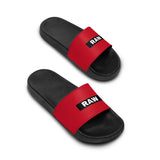 Raw+Sushi "RAW STAMP" Slide Sandals red