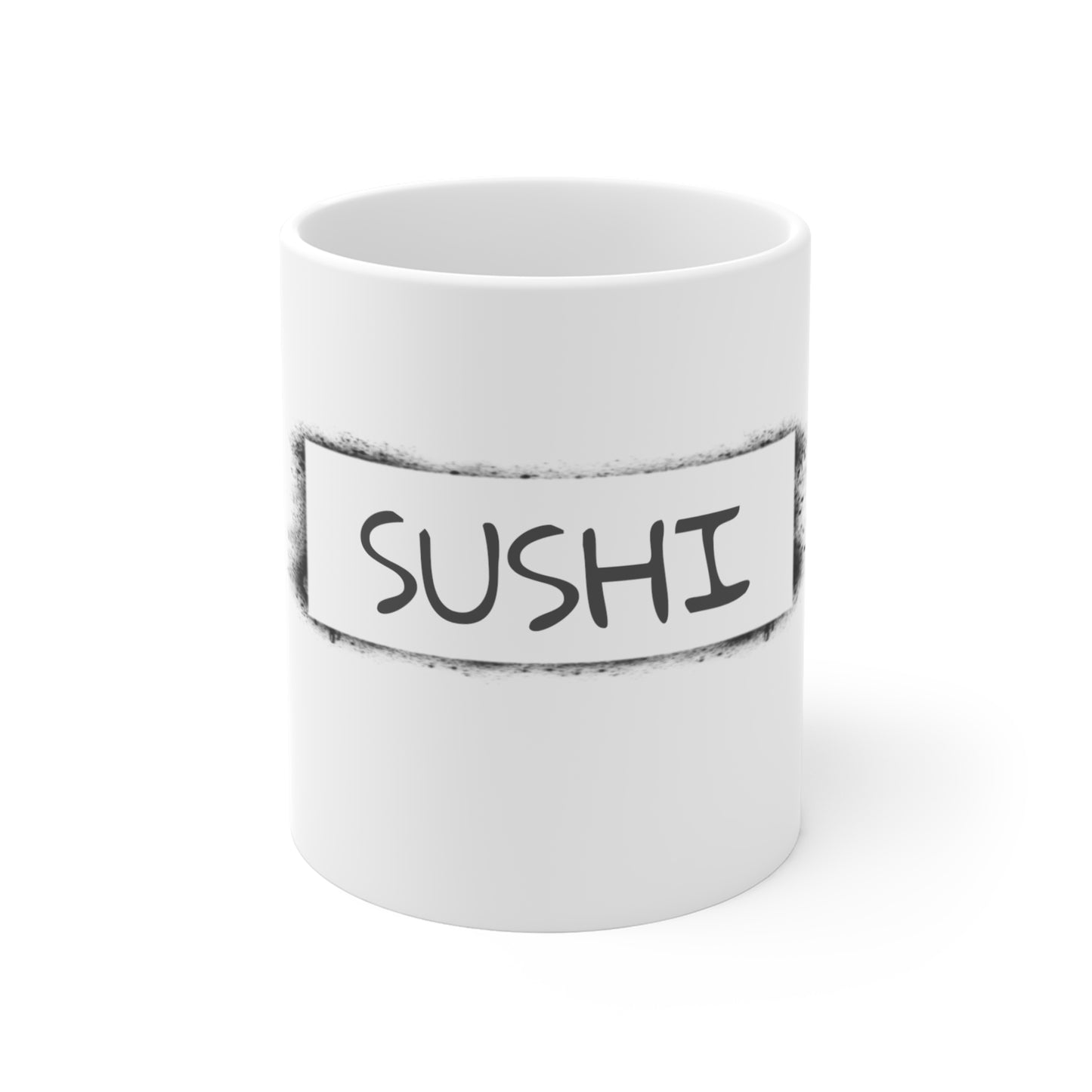 Raw Sushi "sushi spray" stamp Mug 11oz