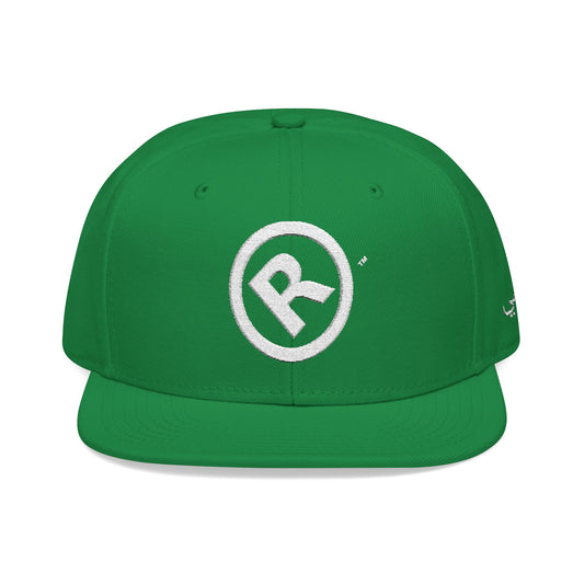 Raw Sushi "BIG "R" LOGO" Snapback Hat (KELLY GREEN)