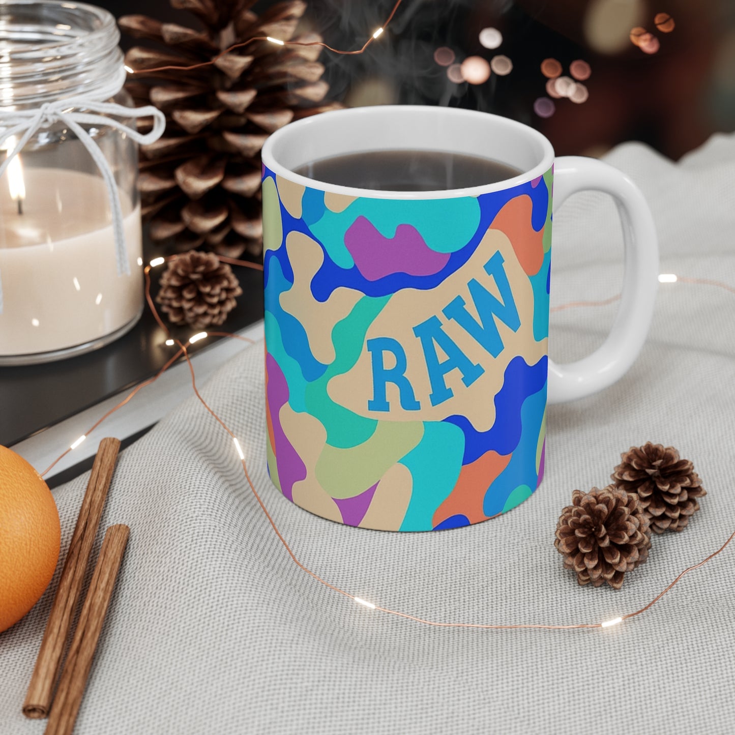 RawSushi "winter 25' camo" Mug 11oz