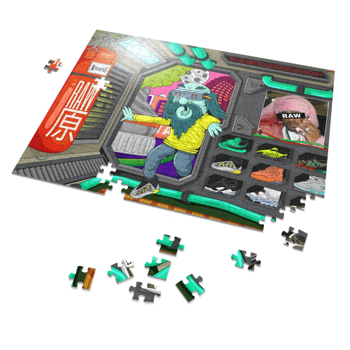 Raw+Sushi sneaker room Collection Puzzle (252 Piece)