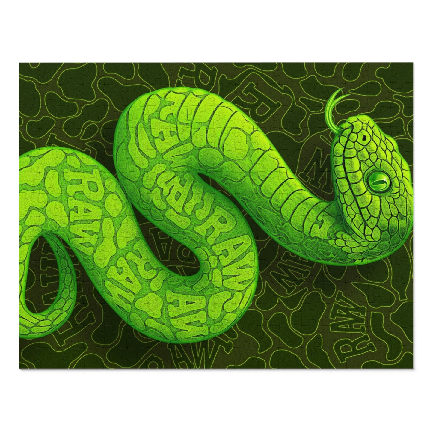 Raw+Sushi RAW CAMO SNAKE Collection Puzzle (252 Piece)