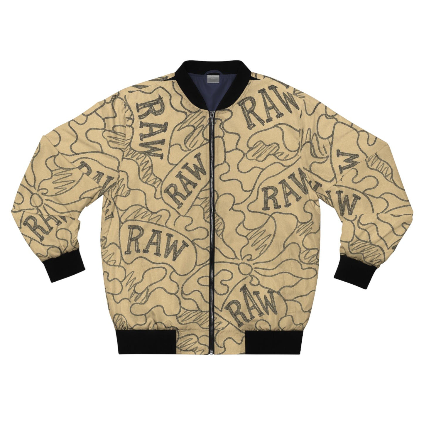Raw+Sushi "RAW PAPER" Bomber Jacket