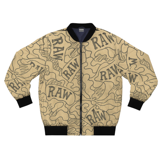 Raw+Sushi "RAW PAPER" Bomber Jacket