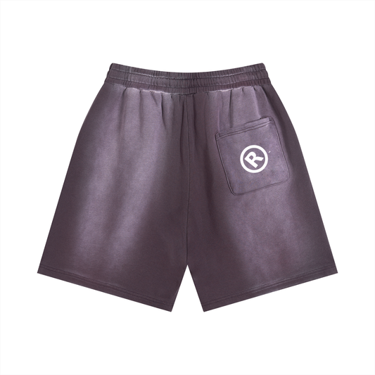 Raw+Sushi ART GALLERY Sun Fade Distressed Shorts