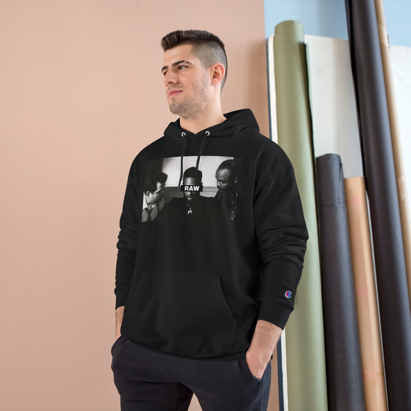 Raw+Sushi x Champion "PAC STAMP" Hoodie