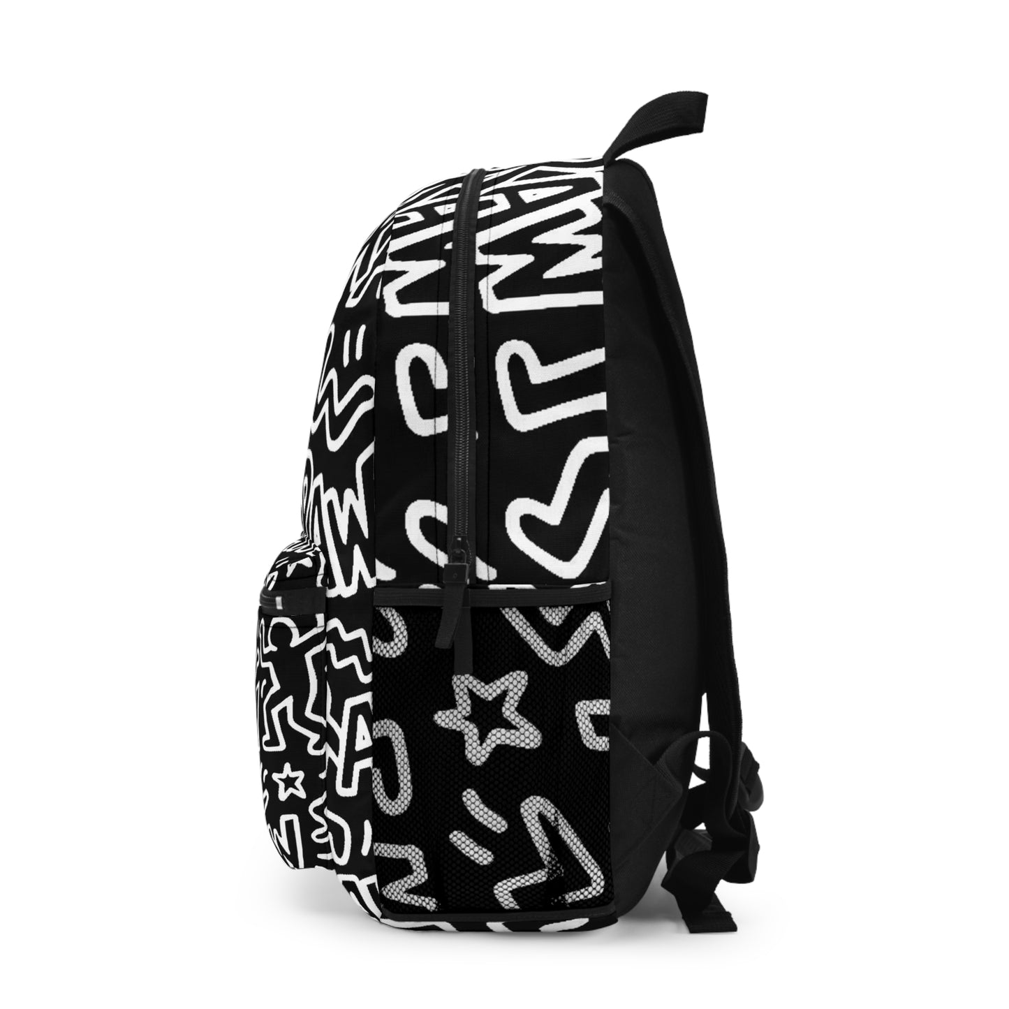 Raw+Sushi "raw culture" BackPack blk&wht