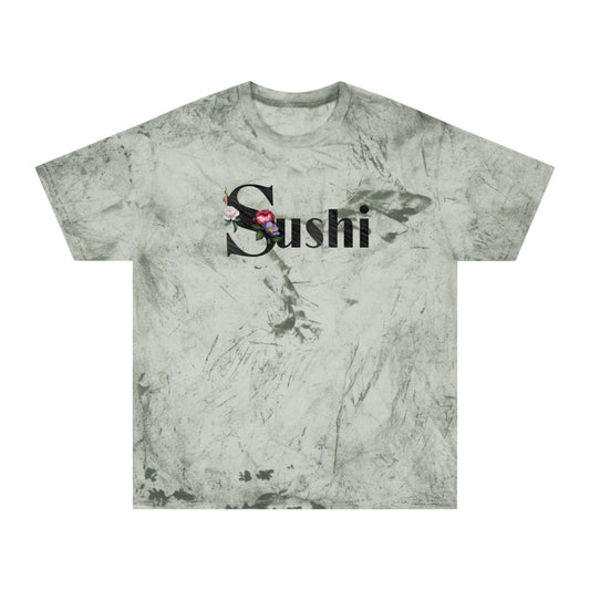 Raw+Sushi "SUSHI"  Color Blast T-Shirt GRY