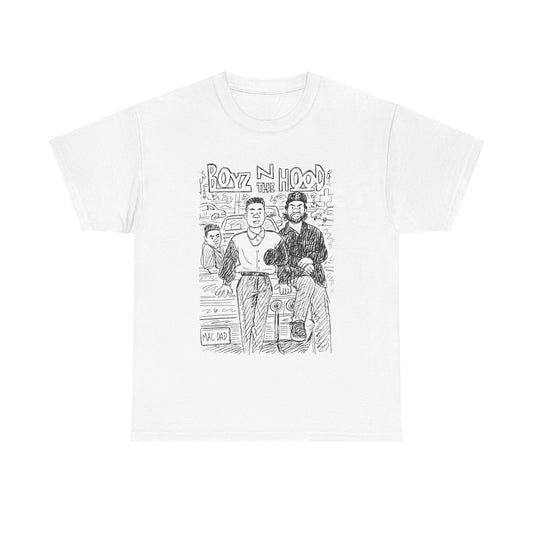 Raw+Sushi "Raw boyz N tha Hood" Heavy Cotton Tee white