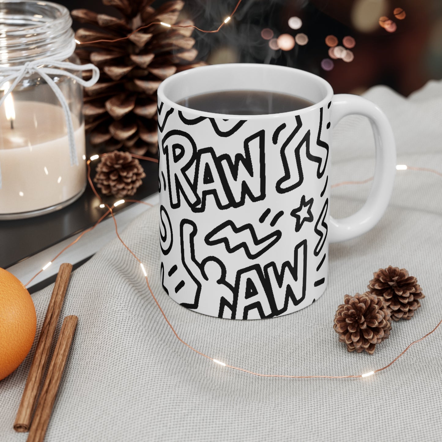 RawSushi "raw graffiti" Mug 11oz