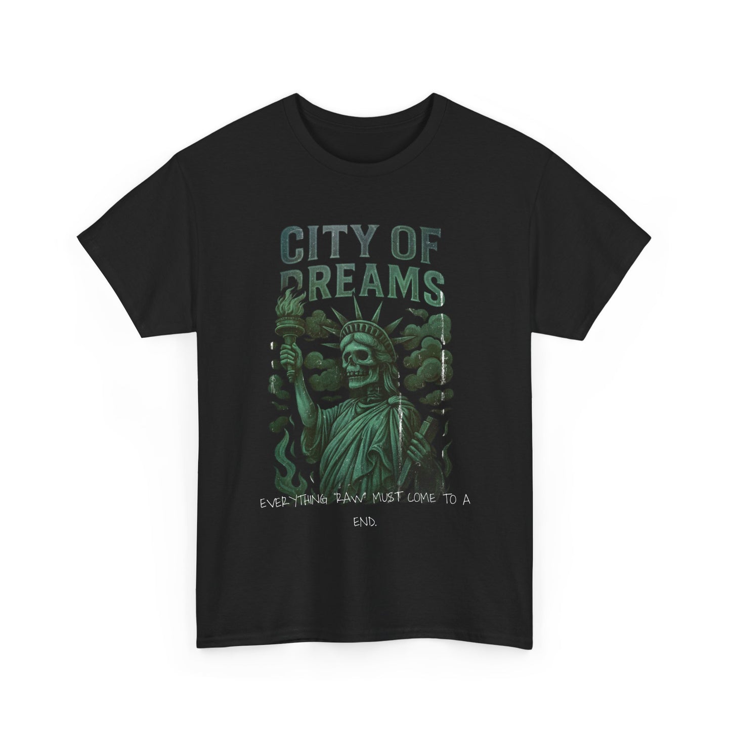 Raw+Sushi "city of dreams" Heavy Cotton Tee