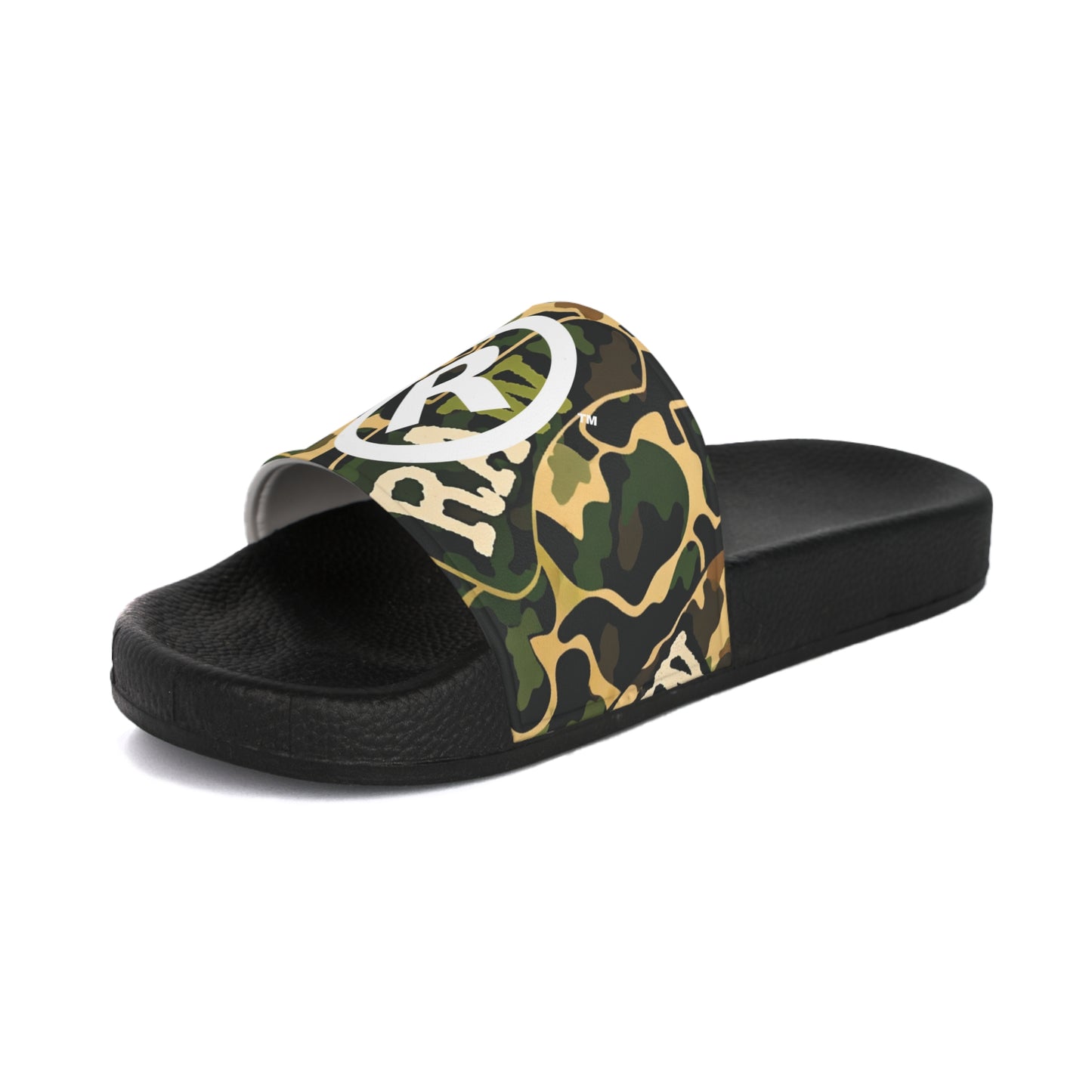 Raw+Sushi "RAW ARMY CAMO" Slide Sandals multi/blk