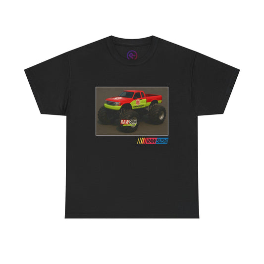 Raw+Sushi "Monsters Truck" Heavy Cotton Racer Tee