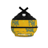 Raw+Sushi "raw script" BackPack yellow