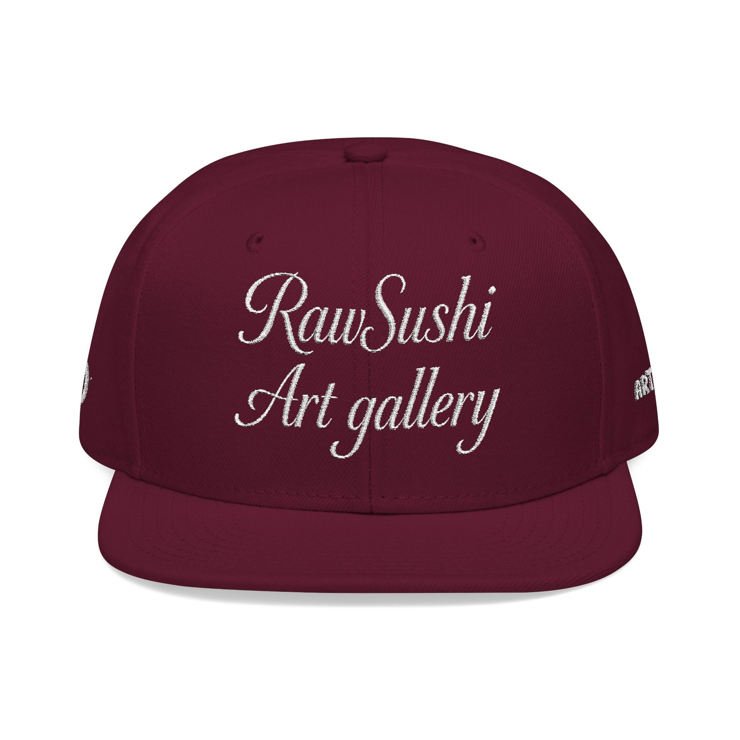 Raw Sushi ART Gallery' Snapback Hat burgundy