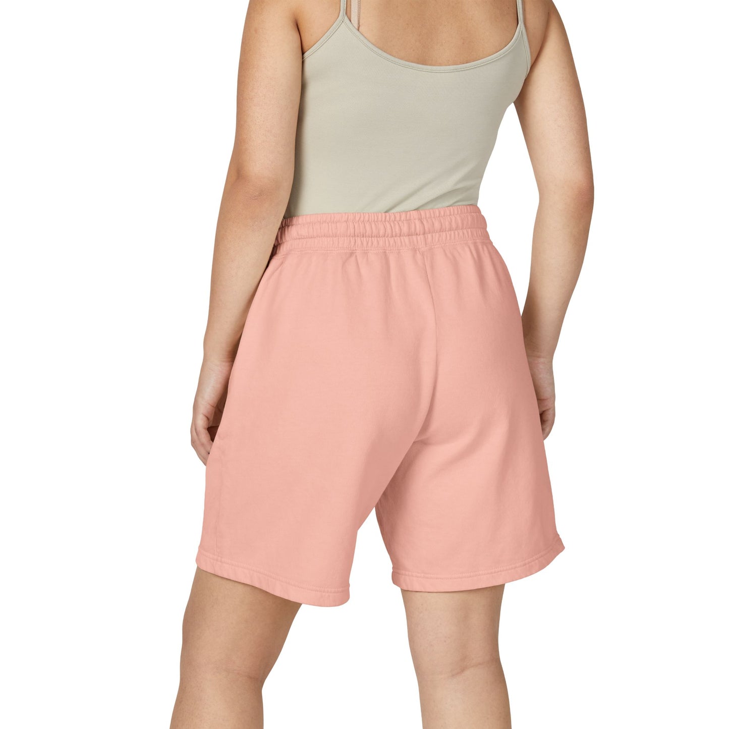 Raw+Sushi "SUSHI" Lightweight Fleece Sweat Shorts (peach)