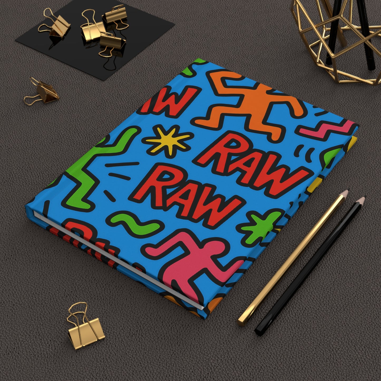 "RAW PRINT 26' " Hardcover Journal Matte