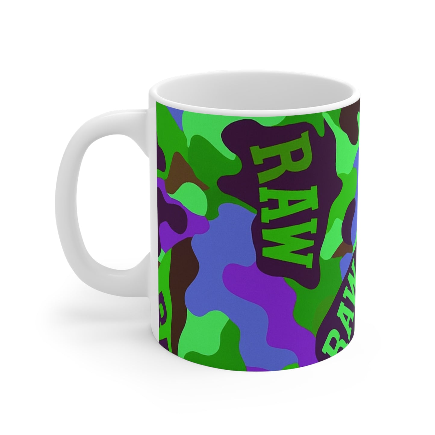 RawSushi "fall 25' camo" Mug 11oz