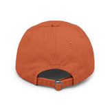 Raw+Suhi "R" LOGO Distressed Dad Cap burnt orange)