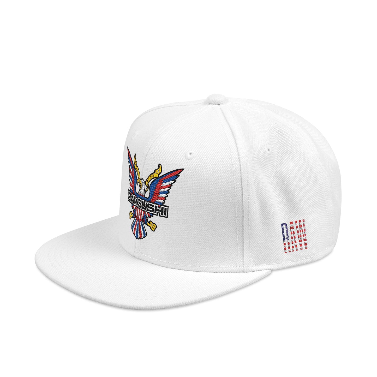 Raw Sushi " RAW SET ' Snapback Hat WHT