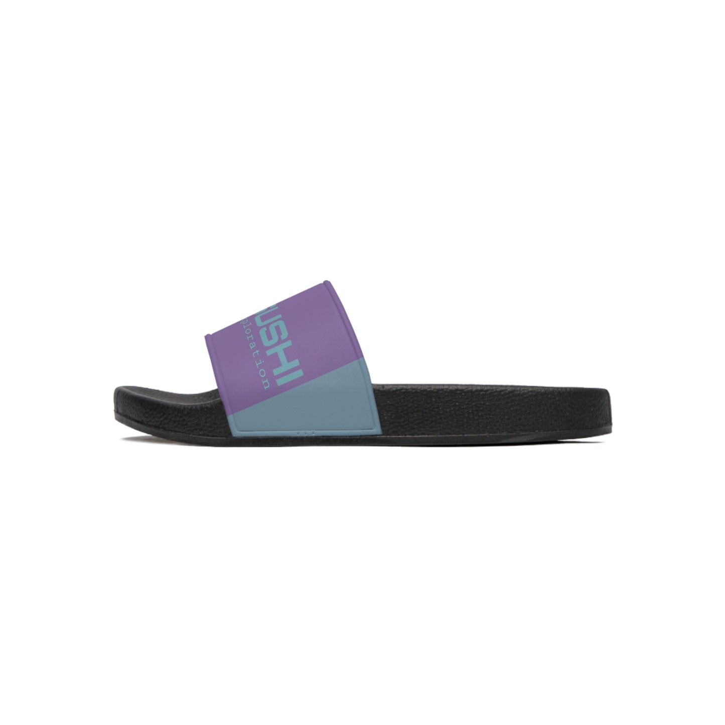 Raw+Sushi "world wide exploration" Slide Sandals multi color