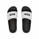 Raw+Sushi "RAW STAMP" Slide Sandals white