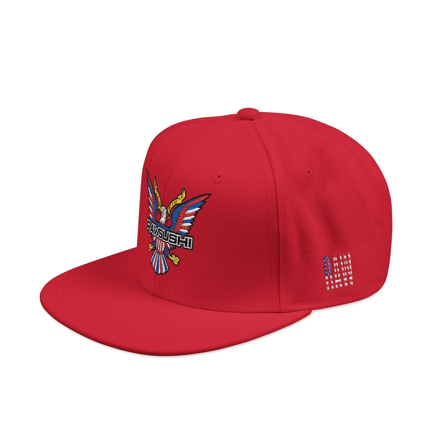 Raw Sushi " RAW SET ' Snapback Hat RED
