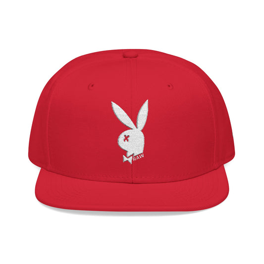 Raw Sushi "PLAY BOYZ" Snapback Hat (RED/WHT)