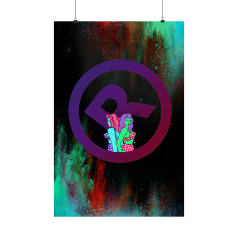 Rawsushi "R galaxy" Premium Matte Vertical Posters