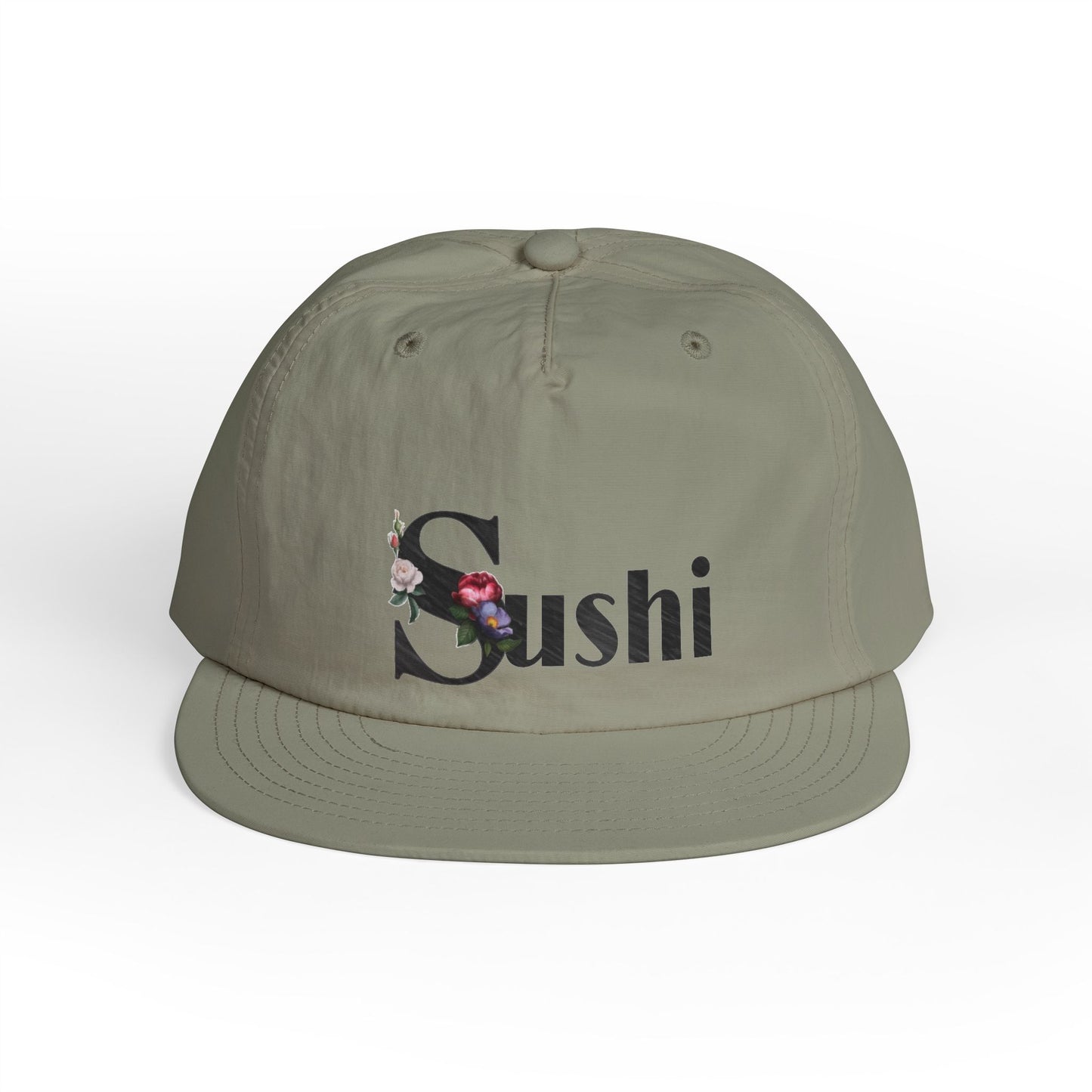 Raw Sushi "SUSHI" Surf Cap WHT