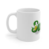 Raw sushi "GRASSY SUSHI" WHITE Mug 11oz