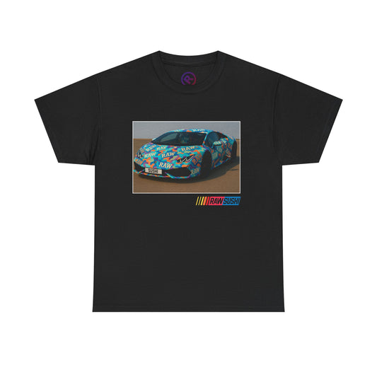Raw+Sushi "Lambo Camo" Heavy Cotton Racer Tee