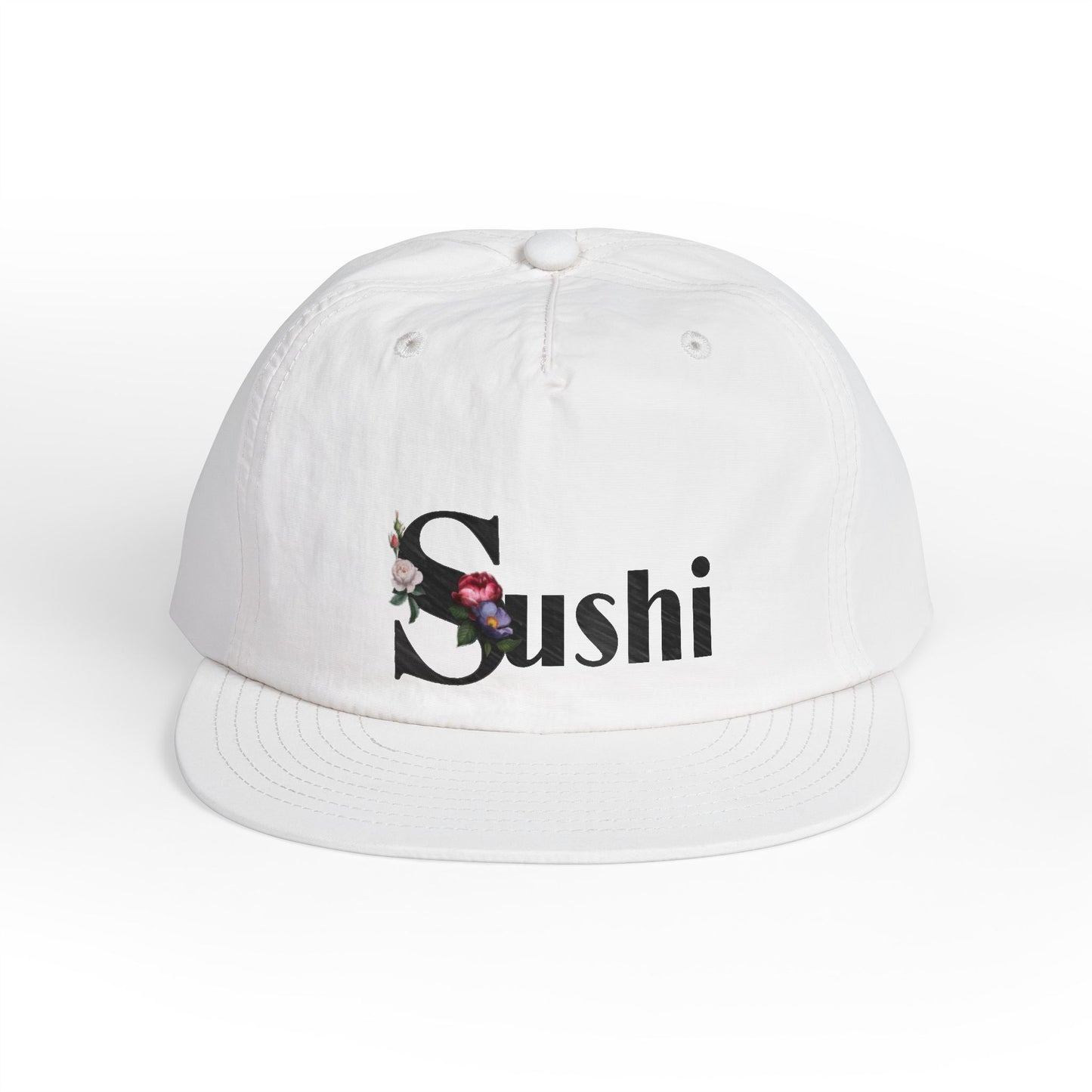 Raw Sushi "SUSHI" Surf Cap WHT
