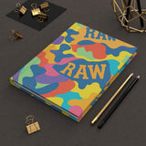 "RAW CAMO 25' " Hardcover Journal Matte