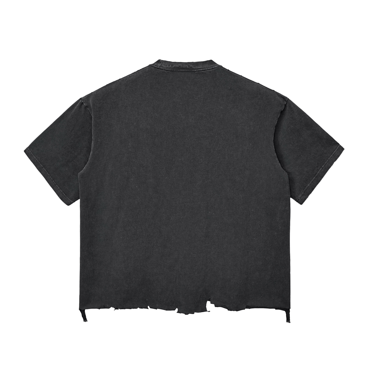 Raw+Sushi X Cult Behavior "NEXT!" Snow Wash Raw-Hem Boxy T-shirt