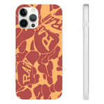 Raw+Sushi "Orange camo" Flexi Cases