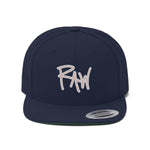 Raw+Sushi "RAW" Flat Bill Hat navy/pink