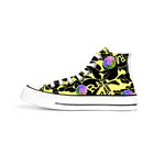 Raw+sushi "yellow camo" high top shoes