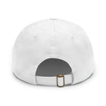 Raw+Sushi "north face sushi" Dad Hat with Leather Patch white