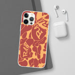 Raw+Sushi "Orange camo" Flexi Cases