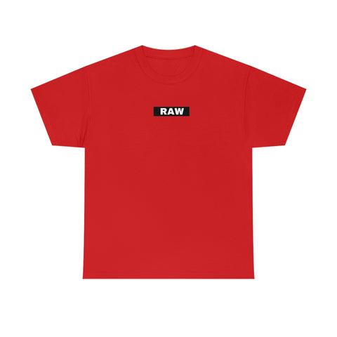 Raw Box LOGO Heavy Cotton Tee RED