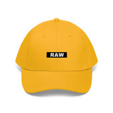 OG RAW STAMP LOGO Snapback  Hat yellow