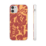 Raw+Sushi "Orange camo" Flexi Cases