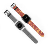 Raw+Sushi "orange camo" Apple Watch Band