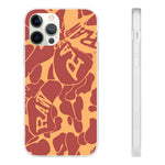 Raw+Sushi "Orange camo" Flexi Cases