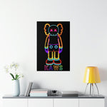 KAWS NEON Premium Matte Vertical Posters