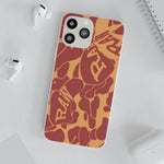 Raw+Sushi "Orange camo" Flexi Cases